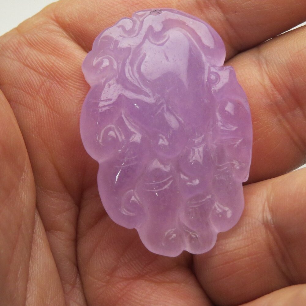 Jade Hand Made Carved Pendant